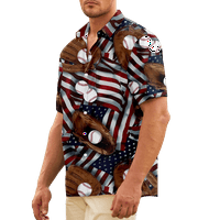 Havajska majica za muškarce kratki rukav Ležerne prilike za letnje plaže Funny Aloha Beach Majica Fudbalski