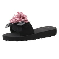 Ljetne papuče za žene Dame Open Toe Papuče Cvijeće Bohemijske sandale Ležerne cipele Flip Flops