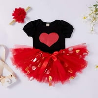 Baby Girl Valentinovo odijelo Heart Road BODYSUIT