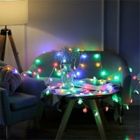 String ukras LED pahulje oblikuju String Lights Party Wedding Božićni dekor Svjetla Kućni aparati