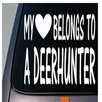 Moje srce pripada Deerhunter * D890 * naljepnica naljepnica