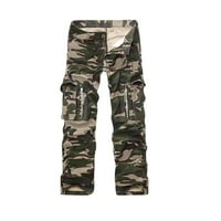 Hinvhai Clearence New Generals Camuflage Wash multi džepne hlače Muškarci Pune dužine Hlače Zeleno 14