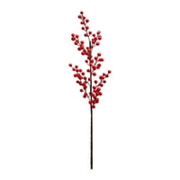 Visland simulacija crveno voće lažno biljno realni božićni holly crveni voćni umjetnički cvijet za kućnu