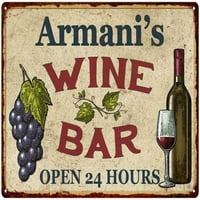 Armani rustikalni vinski bar potpisan zid zida Décor kuhinja Poklon metal 112180056574