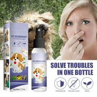 Eliminator mirisa za kućne ljubimce za snažan miris lagano mirisan pas dedorizer 60ml dezodorizer za