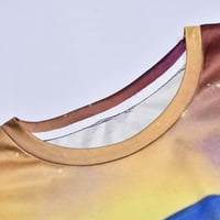 Košulje za muškarce Grafički proljeće i jesenji dugi rukav okrugli vrat 3D digitalni tiskarski majice
