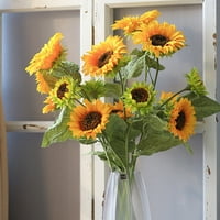 Umjetno cvijeće, Flowers Flowers Clower Artificial Sunflower Savršeno za unutarnju kuću Kuhinjski uredski