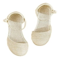 Welliumy Dame Sandale Ljeto Espadrilles Sandal gležnjeve pumpe cipele cipele Party Mary Jane Heels Radno