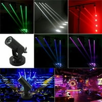 Virwir RGB 1W LED scenska reflektora Prijenosna lagana stupnjeva Plesni podat reflektor za disko DJ Bar KTV rasvjetu