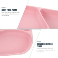 Dječja večera ploča silikonska hrana za hranu za bebe nosača s više rešetka komplementarna prehrambena
