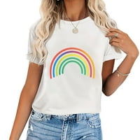 Rainbow Modni grafički majica za žene - Ljeto mora imati poklone za ljubitelje duge