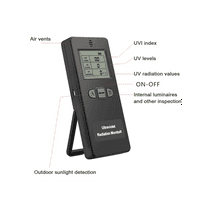 - Prenosivi digitalni digitalni ultraljubičasti detektor zračenja Ultraljubičasti UVI meter radiometar