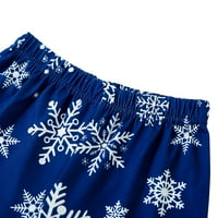Božićni podudaranje porodice pidžame žene muškarci snježne pamuk pamuk pjs elk odjeća za spavanje odjeće