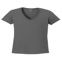 MMF - Ženska majica s kratkim rukavima V-izrez, do žena veličine 3xl - nogometne kuglice