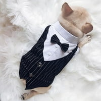 Pas majica Puppy Pet Mali pas odjeća, stilski odijelo za kravatu kostim, vjenčanica Formalnoj Tuxedo