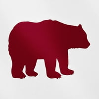Prozirne naljepnice za naljepnice životinjskih medvjeda Grizzly premium vodootporne vinilne naljepnice