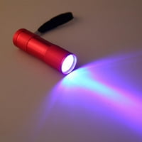 Kotyreds 9Led UV prijenosni svjetiljki ljubičasta svjetlost Anti-skid 395nm pozadinsko osvetljenje