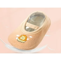 Bellella novorođenčad cipele prve šetnje čarape Neklizajuće podne papuče lagana sklizaljka kuća kućna cipela Khaki Lion 9c