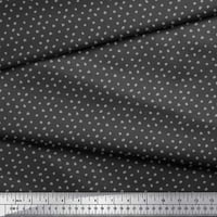 Soimoi siva pamučna pamučna tkanina četkica sažetak apstraktna ispis tkanina od dvorišta široka
