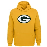 Mladi Zlatni Green Bay Packers Logo tima Pulover Hoodie