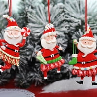 Božićni ukrasi Božićni santa Claus Socks Privjesak Xmas Tree Privjesak poklon