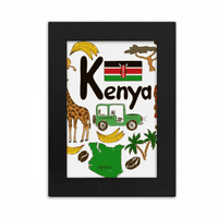 Kenija Ljubavna srčana Landscap Nacionalna zastava Desktop Foto okvir Slika Prikaz umjetnosti Slikarstvo