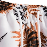 Košarkaške kratke hlače Labave ležerne pune ljetne muškarce na plaži Casual Hotsas narandžasti 3x-l
