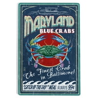 Baltimore, Maryland, Plavi rakovi vintage znak