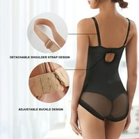 CLLios oblikovanje za žene Tummy Control Fajas KolumbijaS Spaghetti remen seksi bodycon tank top bodysuit