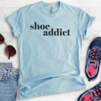 Košulja za cipele, unise ženska majica, košulja za ljubitelje cipela, Heather Light Blue, X-Veliki