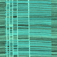 Ahgly Company Indoreni pravokutnik apstraktno tirkizno plava modernih prostirki, 8 '12 '