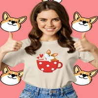 Slatki Corgi u majici za mljevene žene -Image by Shutterstock, ženska XX-velika