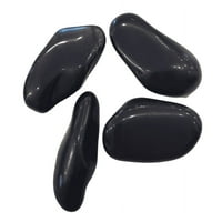 Crni obsidian srušen kamen 1-2