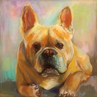 Frenchie Poster Print by Jeanette Vertemdes