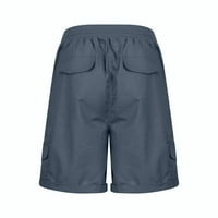 Corashan Loose Shorts Ženske modne ženske sportske hlače sa džepom čvrste posteljine hlače casual pantalone