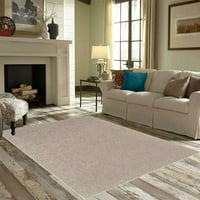 Ambiant Galaxy Way Solid COLOR Dio Prorging Beige - 6 '8' ovalni