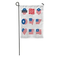 Plave četvrte američke ambleme zastava SAD Flaf Crveni jul Amerika Baštarska zastava Banner zastava