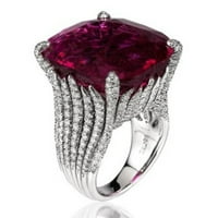 Do 65% popusta na AMLBB prstenove za žene zasljepljujuće žene modni prirodni dijamantni angažman antikne