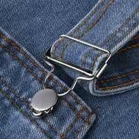 Ponovno pokretanje Muški suspender Streetwear Tumpsiuit Ukupne hlače Jeance Muške hlače Shrink Traym