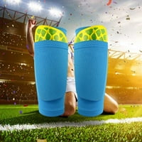 Gruyghost Par Soccer Zaštitne čarape sa džepom za nogometne jastuče nogu rukav koji podržavaju potporu