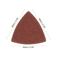 Uxcell Grits aluminijum oksid trokutaste kuke i petlje Sandpapers Brusni jastučići
