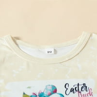 Little Girls Odjeća za majicu + hlače Ljetna kostim Toddler Kids Baby Girls Uskrs Modni slatki slatki