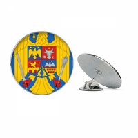 Rumunjska nacionalni grb se zemlja okrugla metalna kašika pin broš