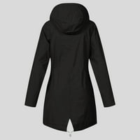 Labakihah zimski kaputi za žene, ležerna čvrsta jakna na otvorenom plus veličina s kapuljačom otporan