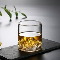 Aohao Whiskey Glass Vintage japansko stil Whiskey Cup Planina Staklo za piće za piće za piće Bourbon