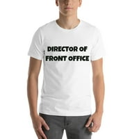 2xl direktor prednjeg uredskog uredskog stila kratkih rukava pamučna majica s nedefiniranim poklonima