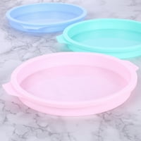 Višenamjenski silika gel šareni okrugli kolač kalupa za bakeware Kuhinjski pribor za kuhinje