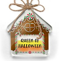 Ornament tiskan jednostrana kraljica Halloween Halloween Candy Corn Corny Neonblond
