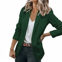 Riforla ženska kasutarna jakna od punog boja Jakna LEAL Držite topli i tanki labav dugi rukav modni