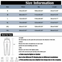 HHEI_K Ženske ukrašene kratke hlače za kratkog elastičnog struka Shorts Loot Fit Hotcks Plus size Ljeto